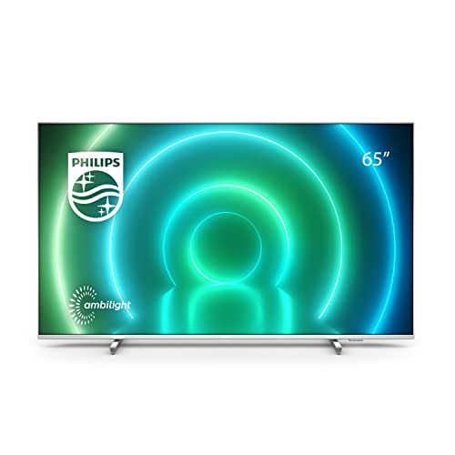 PHILIPS 65PUS7956/12 65-Inch 4K LED TV | Ambilight, UHD & HDR10+ | Dolby Vision & Dolby Atmos | Google Assistant Compatible