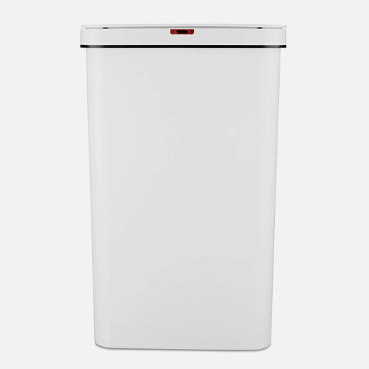 Tower T838005W Sensor Bin with Retainer Ring, Battery-Operated, 50L, White