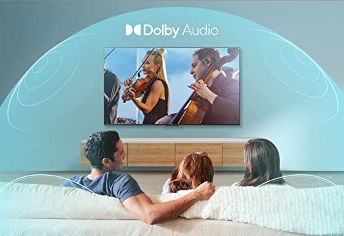 TCL 50P639K 50-inch 4K Smart TV, Ultra HD, Powered by Android TV, Bezeless design (Freeview Play, Game Master, Dolby Audio, HDR 10 compatible with Google assistant & Alexa)