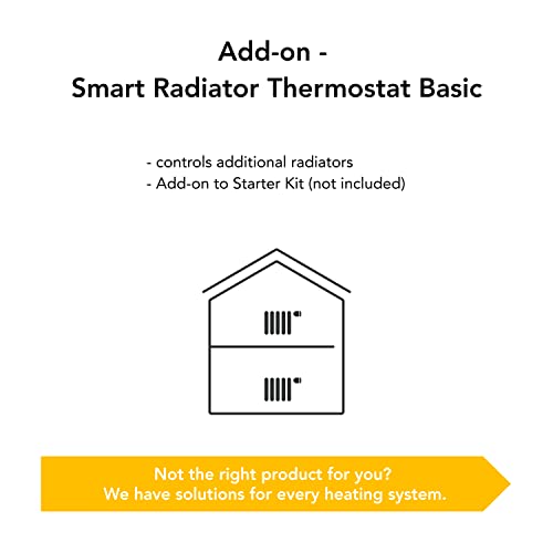 tado° BASIC Smart Radiator Thermostat 3-Pack - WiFi Add-On Smart Radiator Valve For Digital Multi Room Control - Easy Installation - Save Heating Costs - Works With Alexa, Apple HomeKit And Google