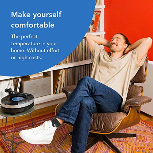 tado° BASIC Smart Radiator Thermostat 3-Pack - WiFi Add-On Smart Radiator Valve For Digital Multi Room Control - Easy Installation - Save Heating Costs - Works With Alexa, Apple HomeKit And Google