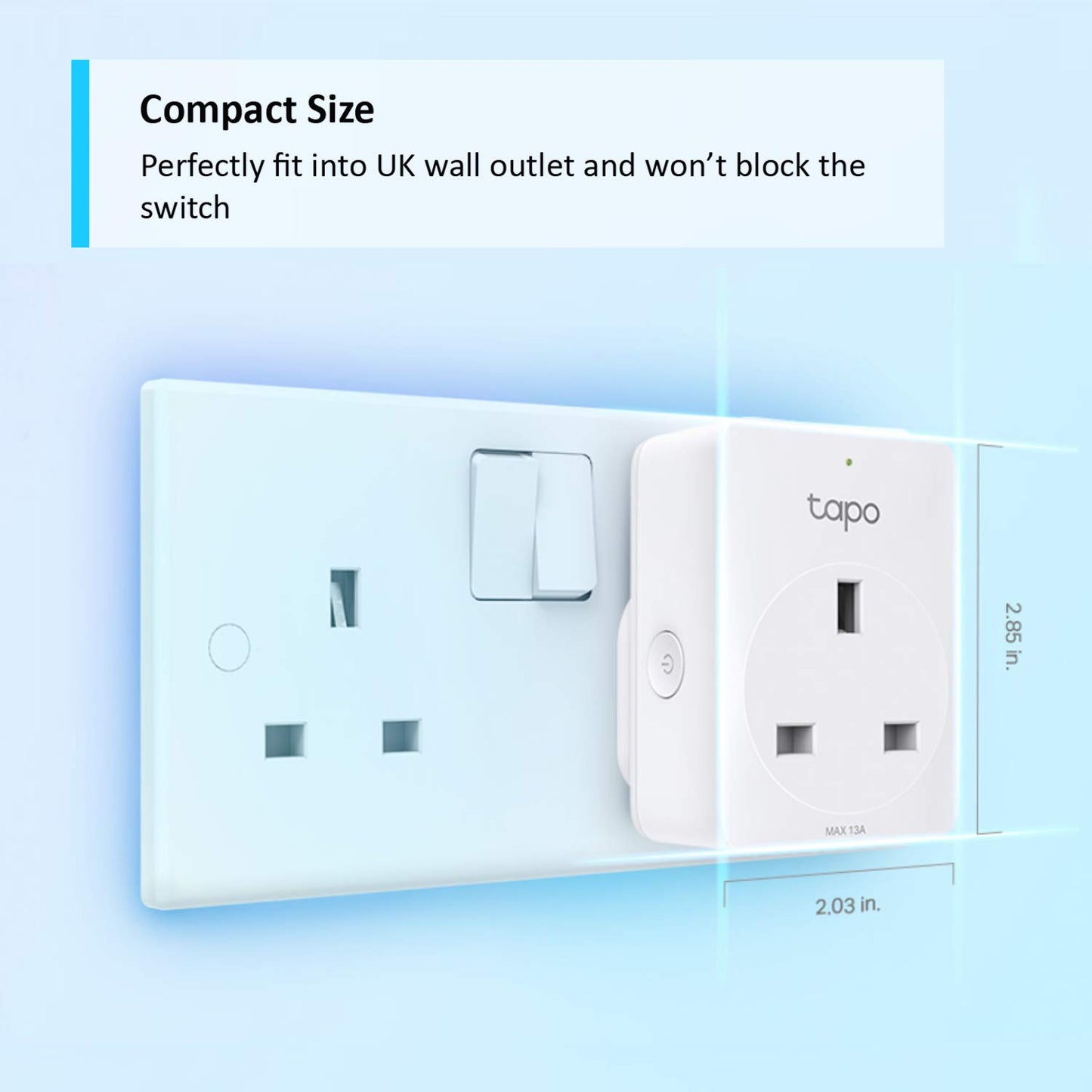Tapo Smart Plug Wi-Fi Outlet, Works with Amazon Alexa & Google Home,Max 13A Wireless Smart Socket, Device Sharing, Without Energy Monitoring, No Hub Required,Tapo P100(4-pack)
