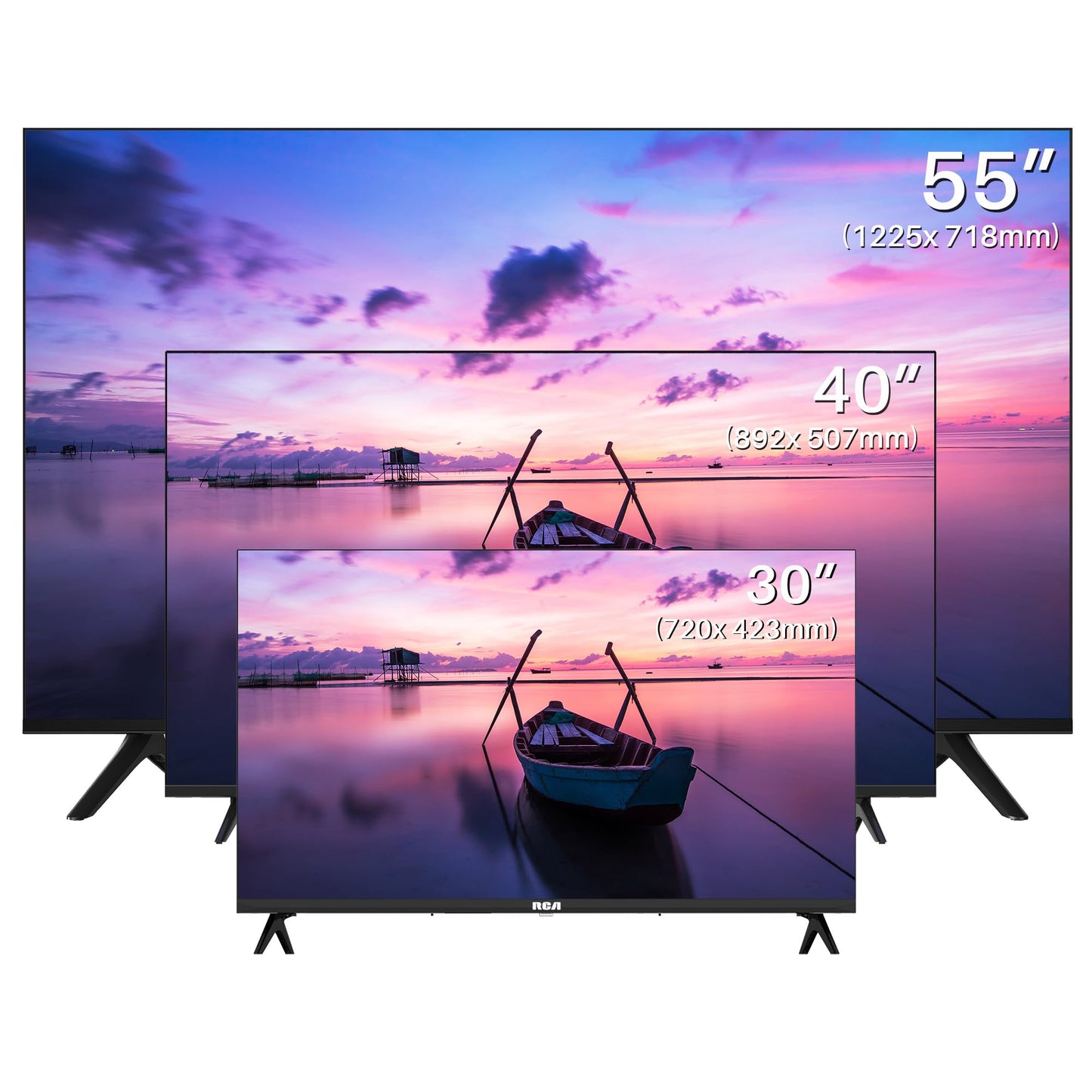 RCA Roku TV 32" Screen Smart TV, RR32HD1A TV with Apple TV+ BBC Netflix Freeview, HDR DVB-T2/T Dolby Audio 2 x HDMI 2 x USB Port, Ideal Television for Small Lounge or Kitchen
