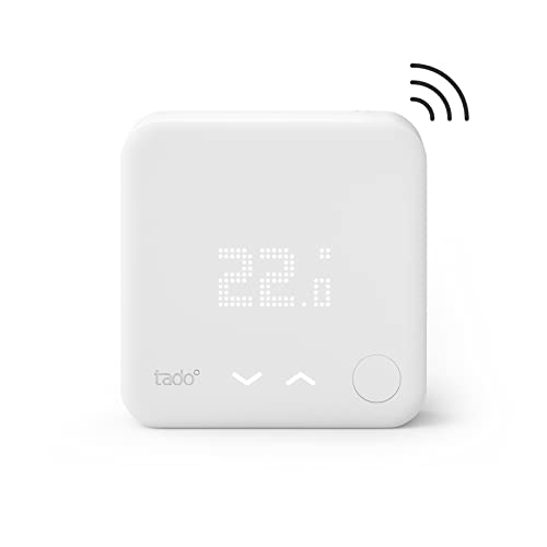 tado° Wireless Temperature Sensor - Wifi Add-On Product For Smart Radiator Thermostat - Digital Temperature Control For Active Heating Control - Easy DIY Installation - Save Energy and Heating Costs