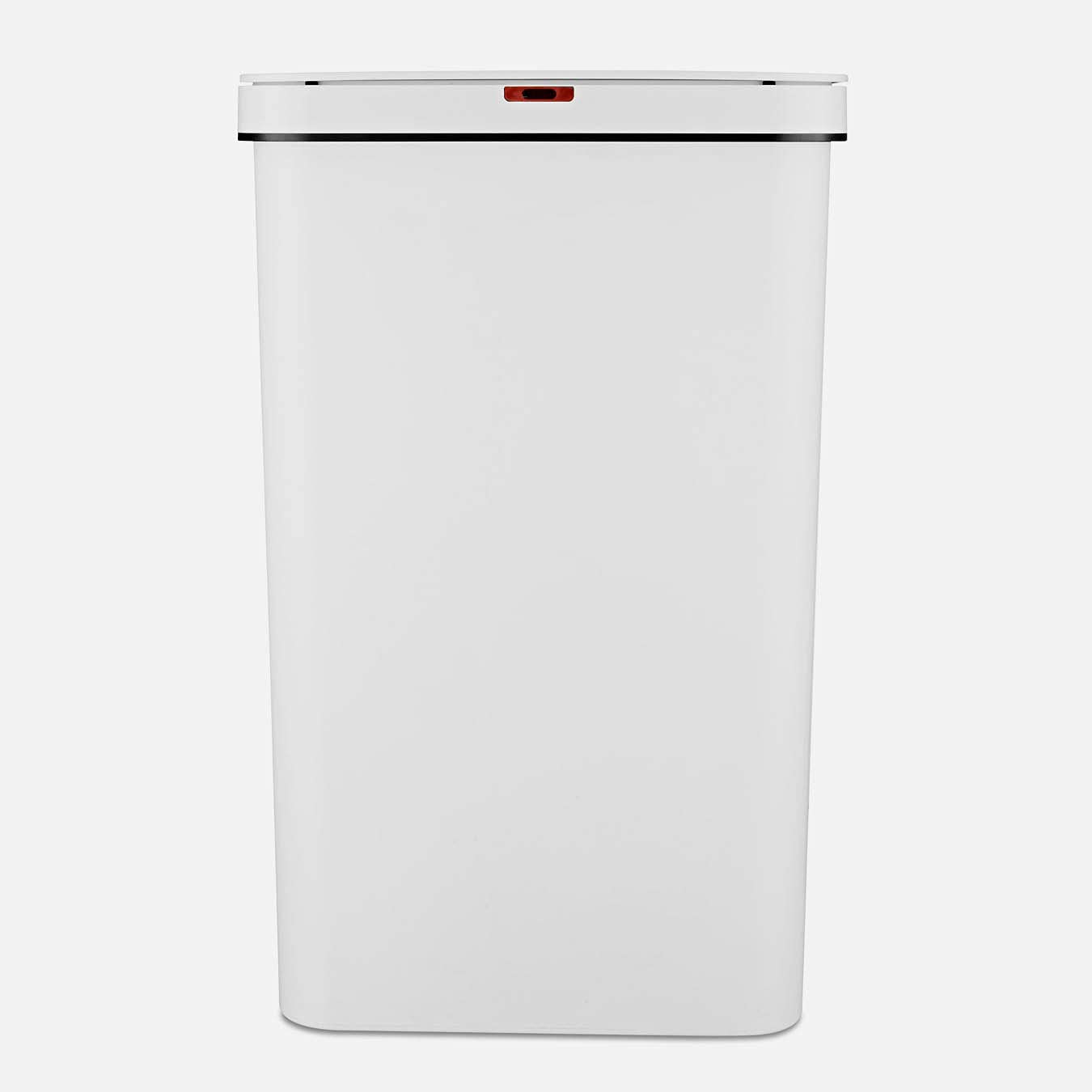 Tower T838005W Sensor Bin with Retainer Ring, Battery-Operated, 50L, White