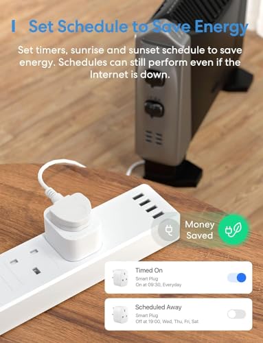 Smart Plug Mini - meross 13A WiFi Plugs Works with Alexa, Google Home, Compatible with SmartThings Wireless Remote Control Timer Plug No Hub Required (2 Pack)