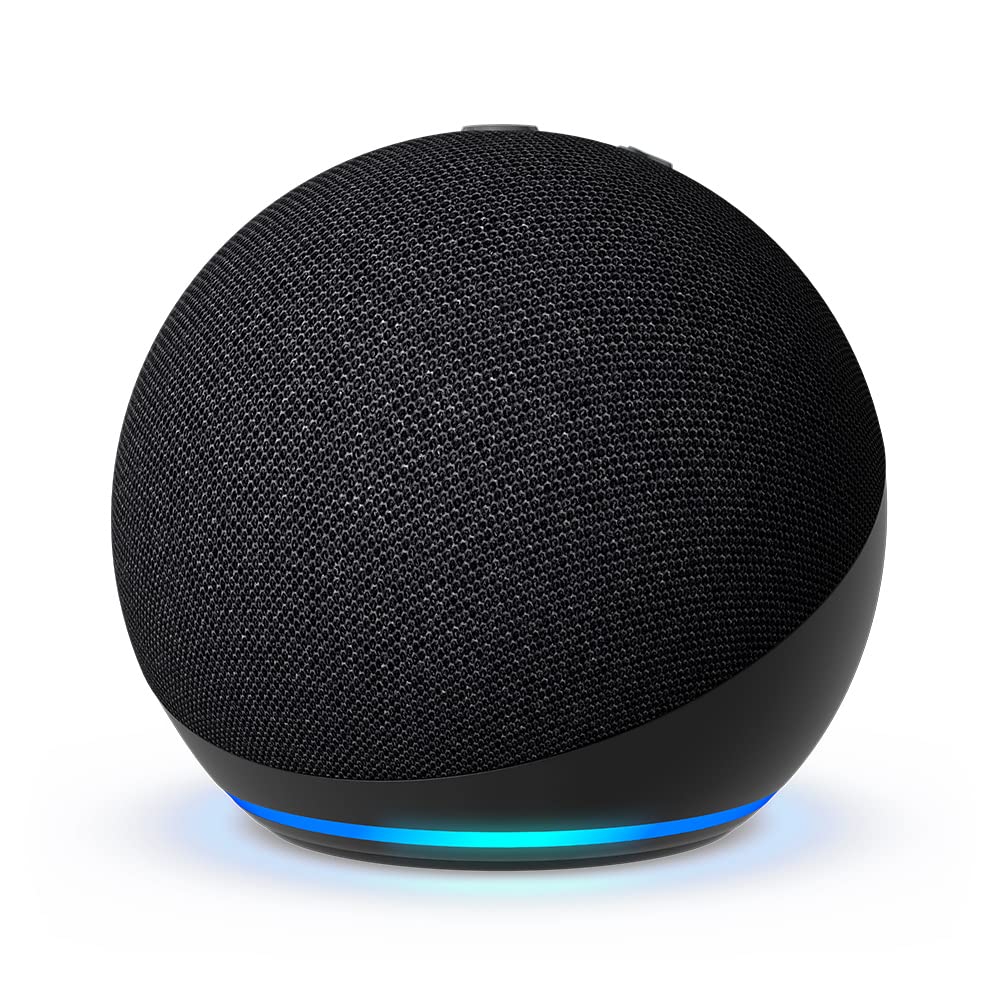 Echo Dot (5th generation, 2022 release) | Big vibrant sound Wi-Fi and Bluetooth smart speaker with Alexa | Charcoal