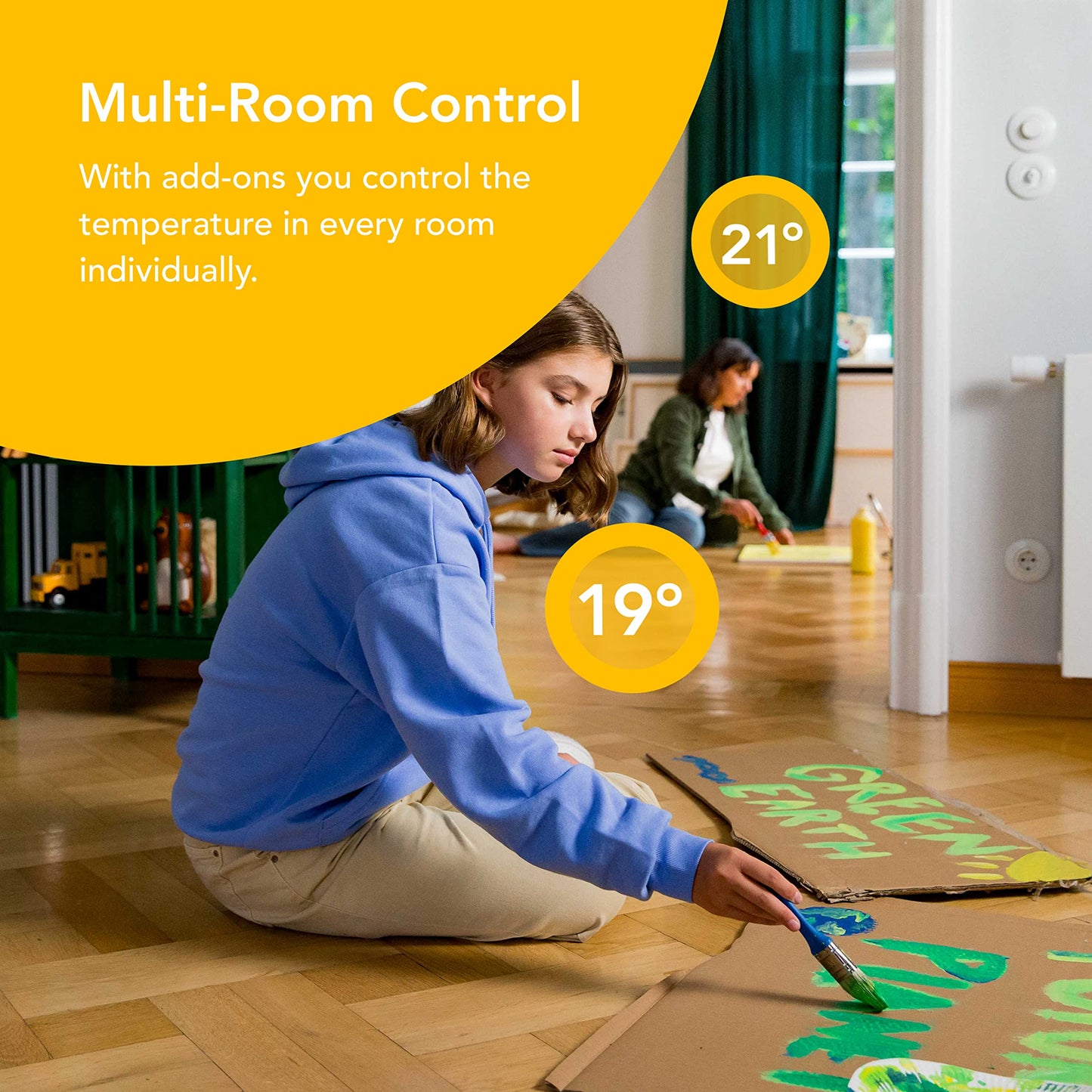 tado° Wired Smart Thermostat Starter Kit V3+ Gives You Full Control Over Your Heating From Anywhere, Save Energy, Easy DIY Installation, Works With Amazon Alexa, Siri and Google Assistant